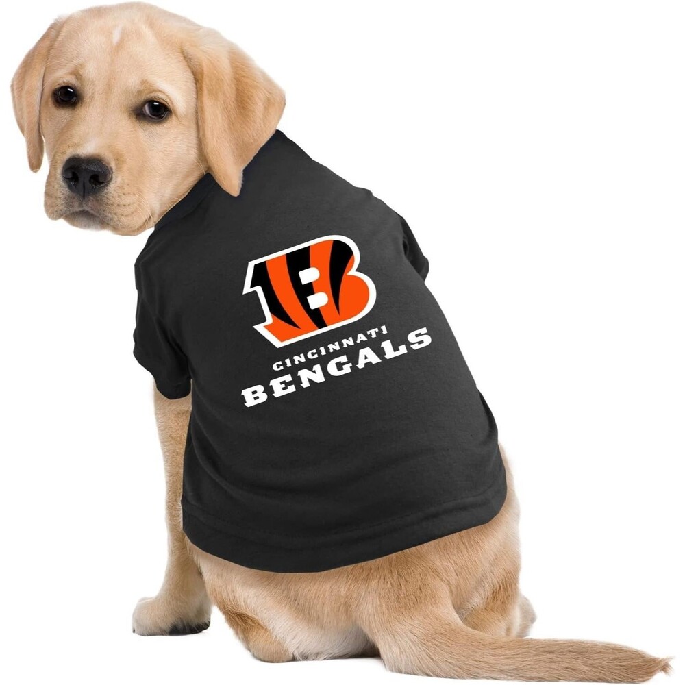 Littlearth NFL Cincinnati Bengals Pet T-Shirt X-Large